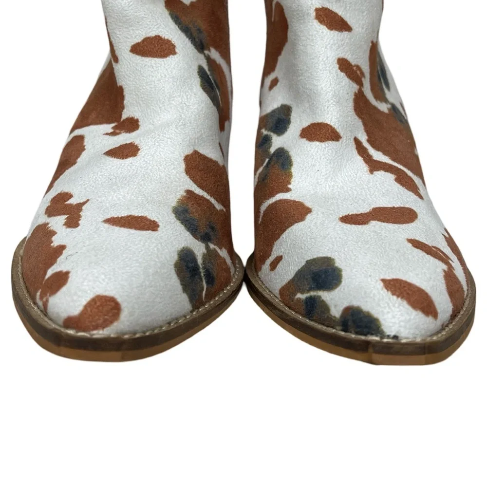 ARIDER GIRL Fancy Western Ankle Cow Print Boot
Cowgirl Booties Comfortable - Picture 3 of 11